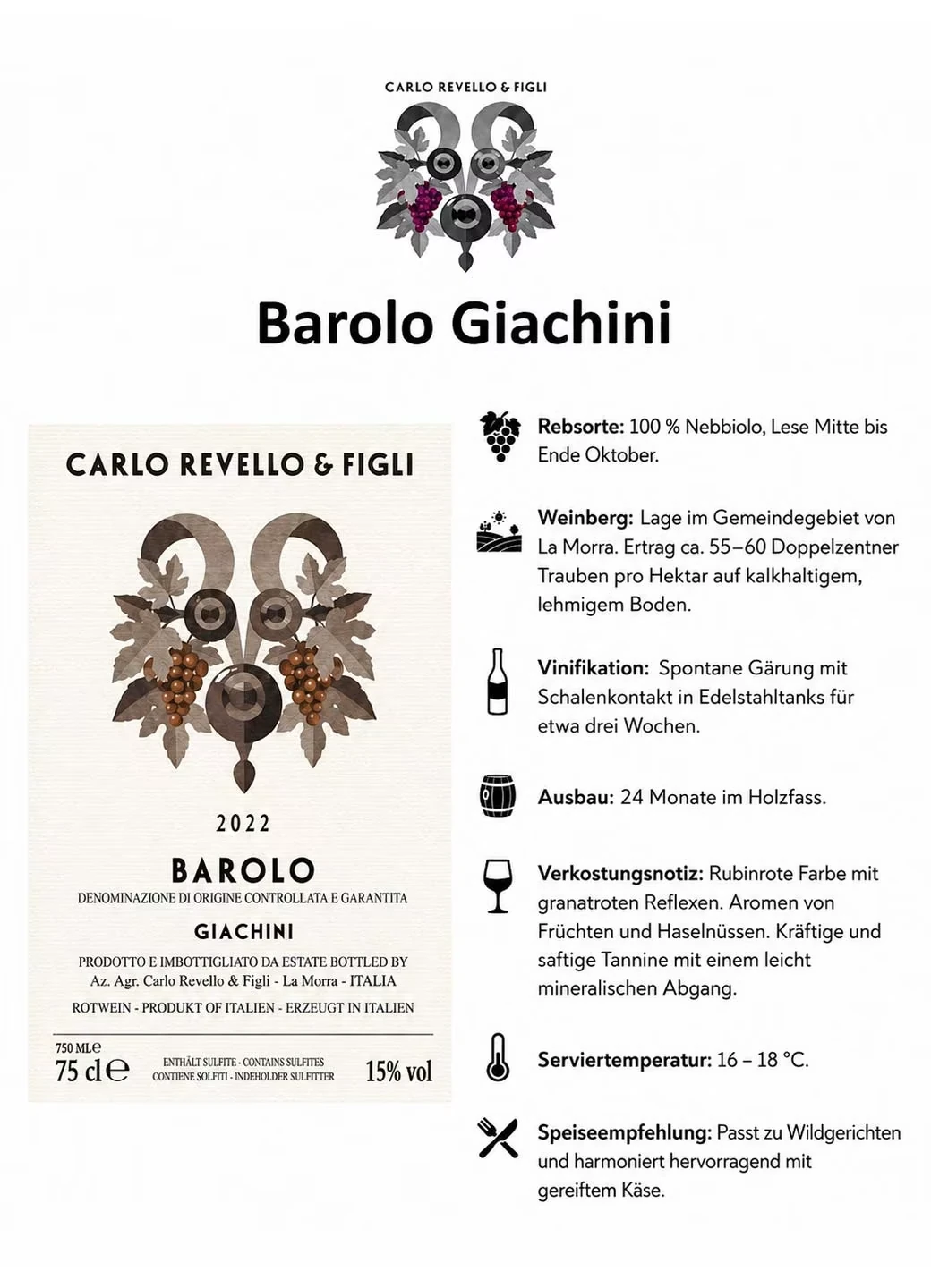 Carlo Revello Barolo Giachini